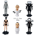 Miniatyrbilde 5 av 9: 6-17stk Toalett Mann Skibidi Modell 6STK-C 6STK-C