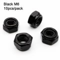 Pikkukuva 1 / 10: 10 kpl Itselukkiutuvia Muttereita Musta M6 M6 black M6-M6