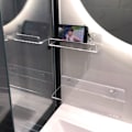 Miniatyrbild 5 av 10: Badrum Transparent Hylla Förvaringsställ 10X10CMU-FORMAD U-FORMAD 10x10cmU-shaped