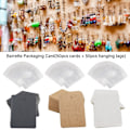 Miniatyrbillede 7 af 10: 50 STK Barrette Emballagekort Hårnåle Display Boardcard SORT black