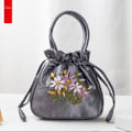 Miniatyrbillede 6 af 10: Lille Kvinder Bucket Bag Top Håndtag Dame Håndtaske C C C