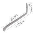 Miniatyrbillede 2 af 10: 5 Stk Dæk Crowbar Pry Bar Dæk demontering