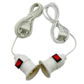 Miniatyrbilde 2 av 9: E27 Light Base Bulb Base EU PLUG EU PLUG EU Plug