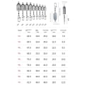 Miniatyrbilde 5 av 10: 5stk Fiskeblysink Fiskevektsink 40G-5STK 40g-5pcs