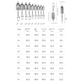 Miniatyrbilde 5 av 10: 5stk Fiskeblysynker Fiskevektsink 10G-5STK 10g-5pcs
