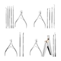 Pikkukuva 6 / 10: Cuticle Pusher Dead Skin Push Remover 3 kpl 3 kpl 3pcs