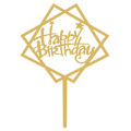 Pikkukuva 10 / 10: 18 kpl Syntymäpäiväkakkupäällinen Happy Birthday Cake Toppers 1 1 1