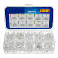 Miniatyrbilde 1 av 8: 200 stk LED Diode Lights Assored Kit Elektronikkkomponenter