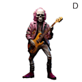 Pikkukuva 1 / 10: Roll Skeleton Band Figurines Skull Crafts D D D