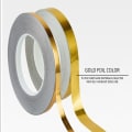 Miniatyrbillede 1 af 10: 20M Søm Sticker Flise Skønhed GULD 1CM BREDDE Gold 1cm Width