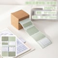 Miniatyrbillede 1 af 10: 256 STK/æske Memo Pad Study Sticky Note 02-GRADIENT GREEN 02-Gradient Green