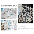 Miniatyrbillede 8 af 10: Hul præget fotoramme DIY Craft Cardstock Paper 4 4 4