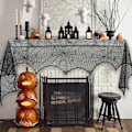 Miniatyrbild 4 av 10: Cobweb Duk Bat Table Runner STYLE 2 STYLE 2 Style 2