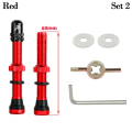 Pikkukuva 1 / 10: 2 kpl SchraderA/V-venttiileille American Valve RED 60MMSET 2 SET 2 Red 60mmSet 2-Set 2