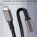 Pikkukuva 6 / 10: USB 3.2 Type-C -jatkokaapeli USB-C PD 100W uros-naaras 2M 2m