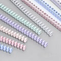 Miniatyrbillede 7 af 10: 10 stk Notebook Binding Clip Løsbladsring 10 STK BLÅ 10 STK 10pcs blue