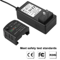 Miniatyrbillede 2 af 7: Lithium batterioplader 18650 batterioplader EUROPÆISK STANDARD European Standard