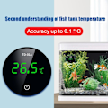Miniatyrbilde 8 av 9: Akvarium termometer LCD Digital eksternt termometer Fahrenheit degree