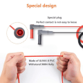 Miniatyrbillede 6 af 6: 2 stk Multimeter testledninger Bananstik Multimeter Tester Probe