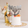 Miniatyrbillede 5 af 10: Peace Dove Cross Cake Topper SØLV Silver