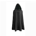 Pikkukuva 1 / 10: Halloween Vaatteet Open Cape Viitta MUSTA L black L