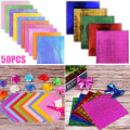 Miniatyrbilde 3 av 10: 50 stk Firkantet Origami Papir Foldepapir PEARLESCENT PEARLESCENT Pearlescent