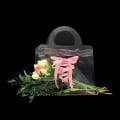 Miniatyrbilde 3 av 10: Gjennomsiktig blomsterboks Bukett blomsterpakkeposer 7 SHAPE 7 7 Shape