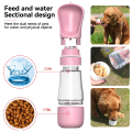 Miniatyrbillede 4 af 10: Hundevandflaske Drikkeskål til kæledyr PINK 510ML 510ML pink 510ML-510ML