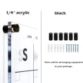 Miniatyrbillede 9 af 10: Akryl Kalender Magnetisk Akryl Board Dry Wipe Board