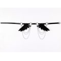 Miniatyrbilde 7 av 10: Kroppssele for kvinner Goth-belte SVART Black
