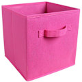 Miniatyrbild 1 av 10: Canvas Förvaring Folding Box ROSE RED rose red