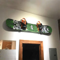 Miniatyrbillede 9 af 9: 2 par Snowboard Wall Mount Skateboard Display Rack 2 2 2