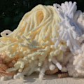 Pikkukuva 2 / 10: 10 kpl Chenille Sticks Thread Twist Rope VALKOINEN white