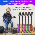 Pikkukuva 8 / 10: 6 kpl puhallettava kitara rock kitaralelu RANDOM COLORB B Random ColorB