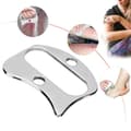 Handhållen Gua Sha-massager i rostfritt stål
