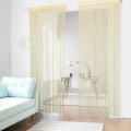 Pikkukuva 10 / 10: Glitter String Curtain Riippuvat helmiverhot VAALEANHARMAA light gray