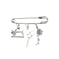 Miniatyrbilde 1 av 10: Symaskin Brosje Strikk Sy Charm 3 3 3