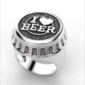 Pikkukuva 2 / 10: Cap korkkirengas I Love Beer Ring GOLD 11 Gold 11
