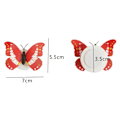 Miniatyrbillede 2 af 10: 5 stk Farverig Lysende Sommerfugl LED Natlys Bryllup 5pcs