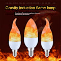 Miniatyrbilde 5 av 7: LED flamme lyspærer Stearinlys Brann lyspære E14B B E14B