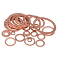Miniatyrbilde 4 av 10: 50 stk/100 stk kobberskive flat ringpakning 100 stk M6X10X1MM 100Pcs M6x10x1mm