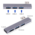 Miniatyrbillede 4 af 10: Usb Hub Type-C splitter USB TIL TYPE-C HUB USB TIL TYPE-C HUB USB to Type-C HUB