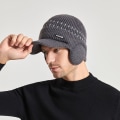 Miniatyrbillede 2 af 10: Beanies Huer Strikket Hue LYS GRÅ light grey