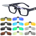 Miniatyrbilde 4 av 10: Clip-on solbriller Polarized MIRRORED WHITE MIRRORED WHITE Mirrored White