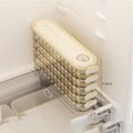 Miniatyrbild 1 av 10: Dumpling Förvaringslåda Kylskåp Färskhållningslåda BEIGE FIVE Beige Five Layer-Five Layer