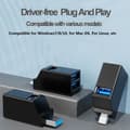 Miniatyrbilde 3 av 10: Usb Hub Type-C Splitter USB HUB GRÅ USB HUB GRÅ USB HUB Grey