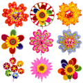 Miniatyrbild 5 av 10: Färgglada djurväderkvarnar Layout Pinwheels Leksaker 2 2 2