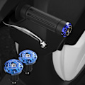Miniatyrbillede 3 af 4: 2 stk Motorcykler Styr Styr Styr Ender Styr Grip Plug blue