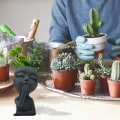 Miniatyrbilde 8 av 10: Blomsterpotte Plantepotte GRÅ Gray