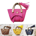 Miniatyrbilde 10 av 10: 1/6 Doll Accessories Dolls Butterfly Handbag SVART Black